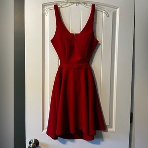 Akira open back red dress size small